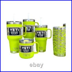 Yeti Combo Pack Tundra 45 Cooler In Chartreuse Rare (discontinued Color)