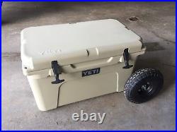 Yeti Cooler 45 Wheel Tire Axle Kit THE HANDLE Accessory Included-NO COOLER