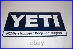 Yeti Cooler Metal Sign 14 15/16 X 7 1/2