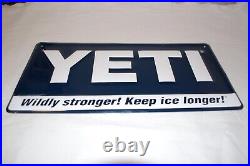 Yeti Cooler Metal Sign 14 15/16 X 7 1/2