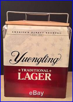 Yuengling Lager Retro Metal Beer Cooler 15 Quart Brand New In Box RARE