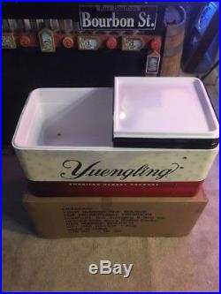 Yuengling Metal Retro Rolling Deck Cooler New With Box Extremely Rare A+