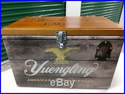 Yuengling Traditional Lager 20 L Liter Metal Cooler with Wooden Lid